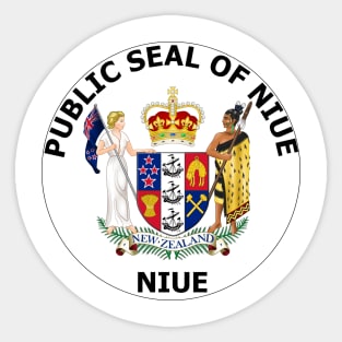 Public Seal of Niue Sticker